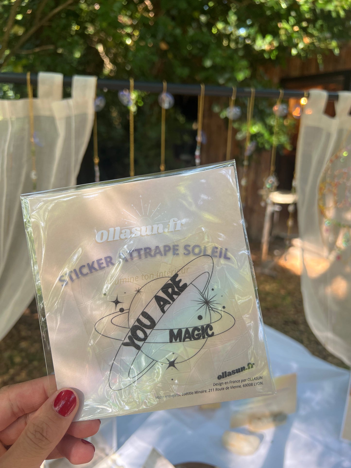 You are Magic 🪐 - Stickers suncatcher - Attrape soleil Ollasun, créateur d'arc en ciel