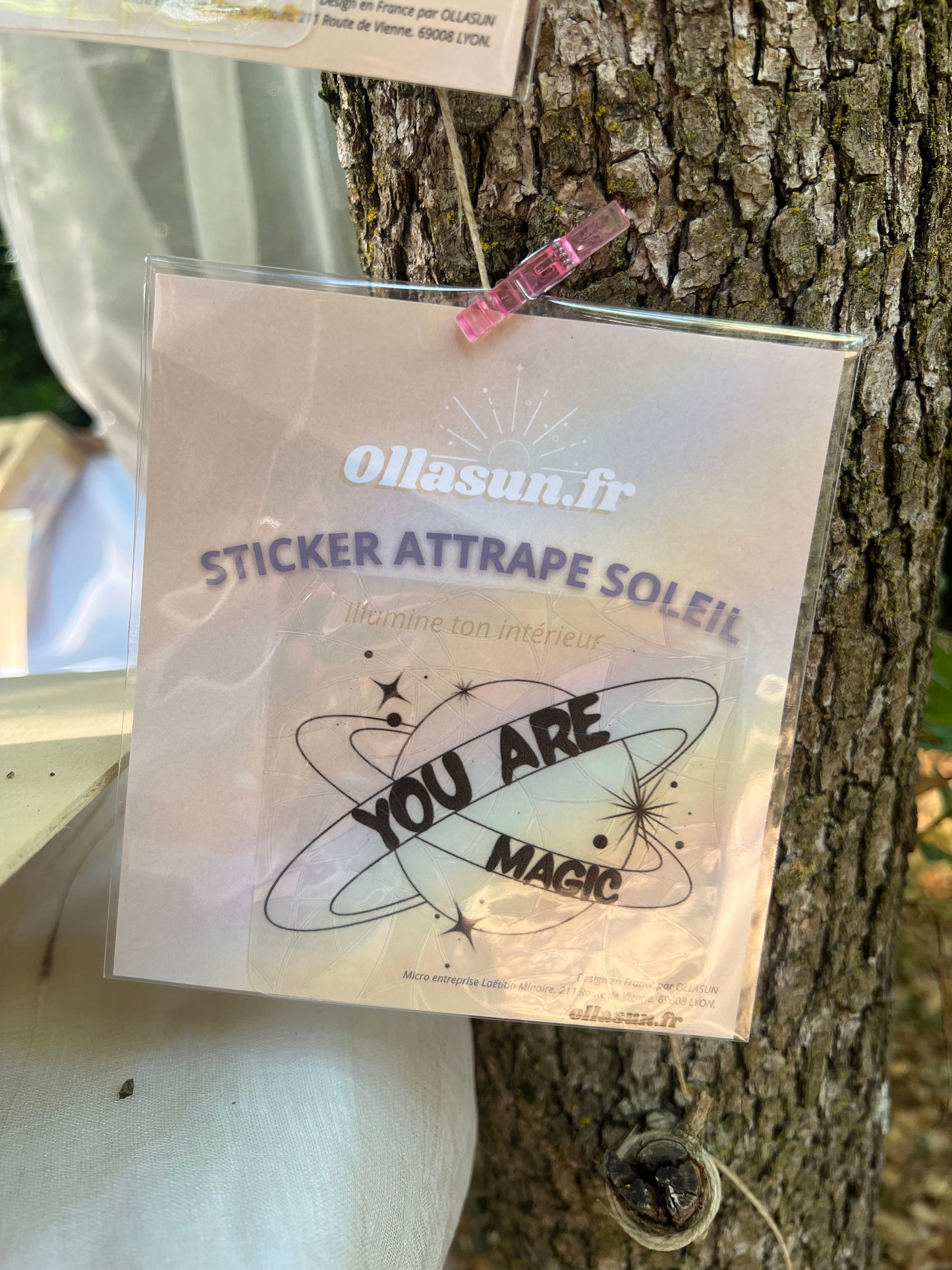You are Magic 🪐 - Stickers suncatcher - Attrape soleil Ollasun, créateur d'arc en ciel
