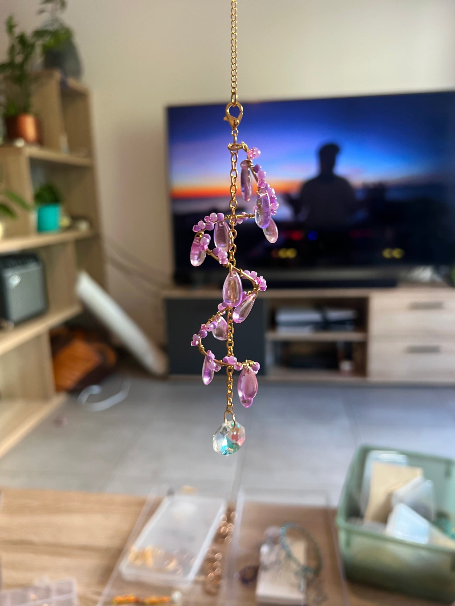 Aurore 🌊 - Attrape-soleil - Suncatcher - Capteur de soleil - Créateur d'arc en ciel