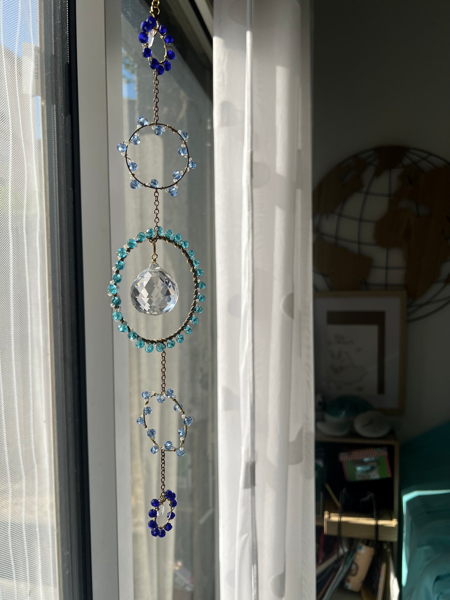 Azura 🌊 - Attrape-soleil - Suncatcher - Capteur de soleil - Créateur d'arc en ciel