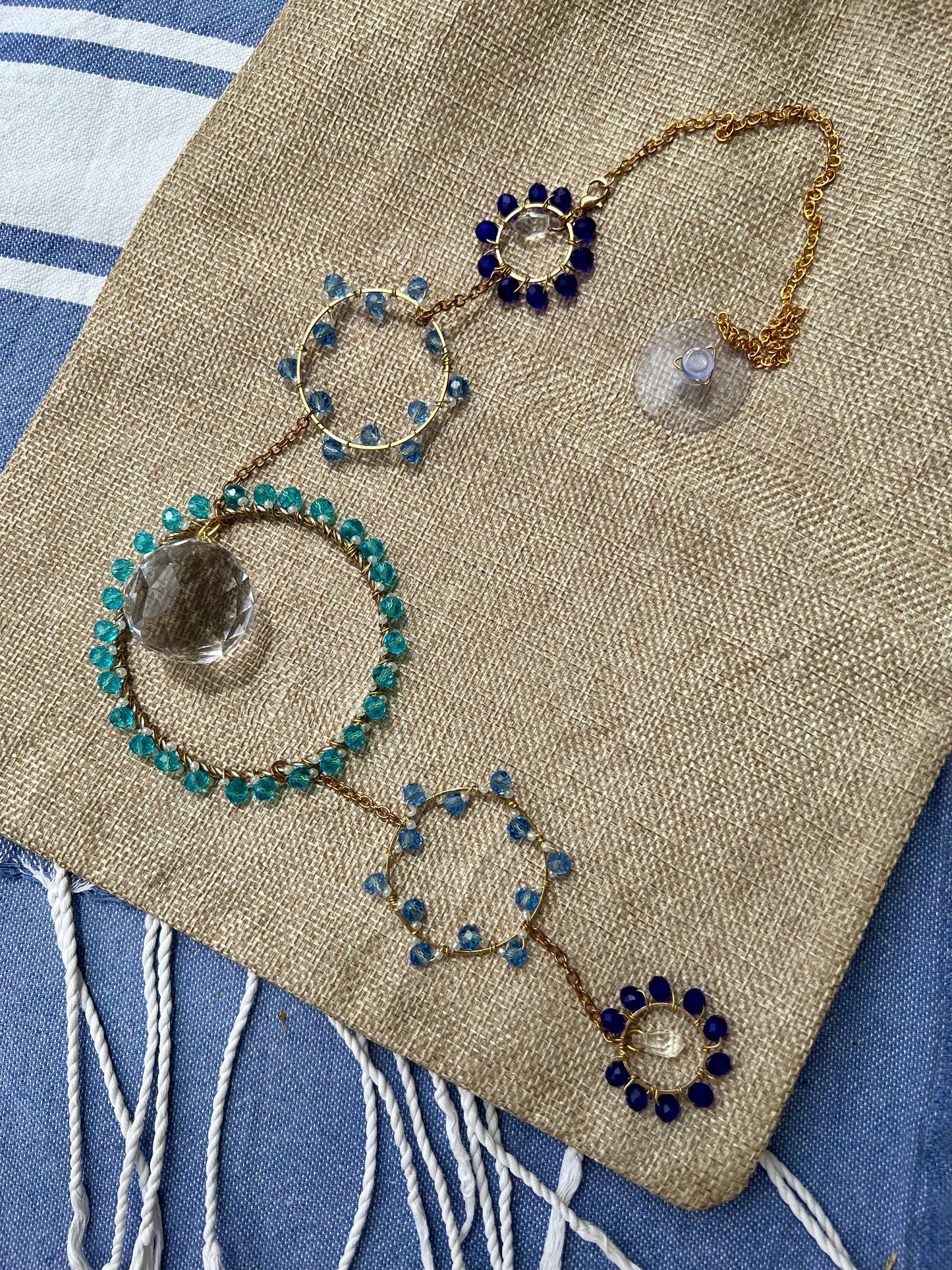 Azura 🌊 - Attrape-soleil - Suncatcher - Capteur de soleil - Créateur d'arc en ciel