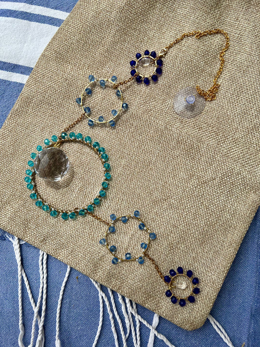 Azura 🌊 - Attrape-soleil - Suncatcher - Capteur de soleil - Créateur d'arc en ciel