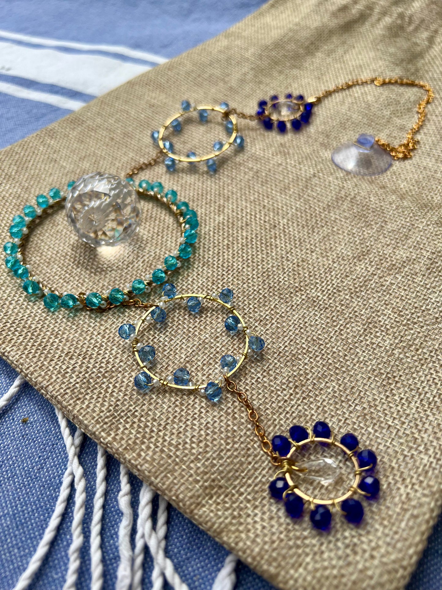 Azura 🌊 - Attrape-soleil - Suncatcher - Capteur de soleil - Créateur d'arc en ciel
