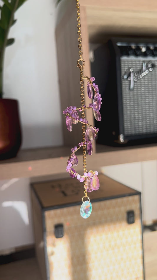 Aurore  - Attrape-soleil - Suncatcher - Capteur de soleil - Créateur d'arc en ciel